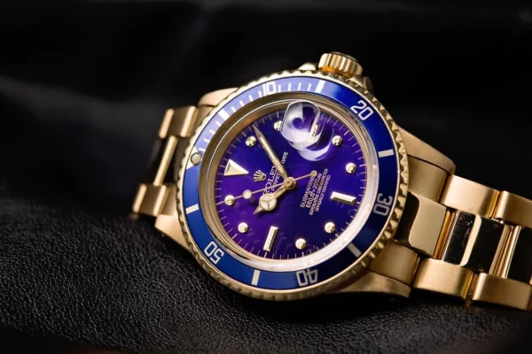 Blue and Gold Rolex